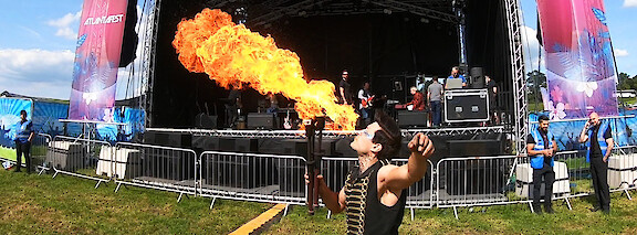 hire manchester fire breather