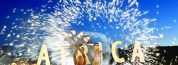 african fire performers