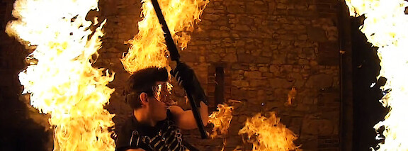 special effect fire performer hire