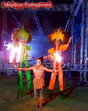 carnival stilt walkers uk