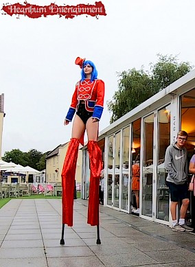 circus stilt walkers manchester