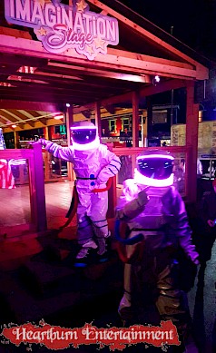 space themed dancers show hire