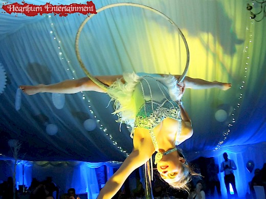 free standing aerial hoop performer london