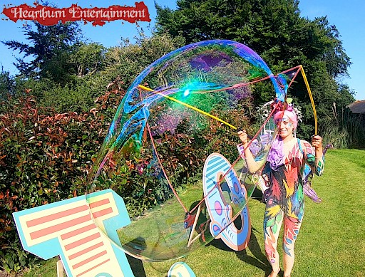 hire big bubble show uk