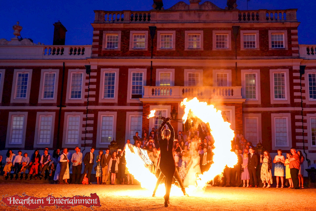 hire uk fire performers