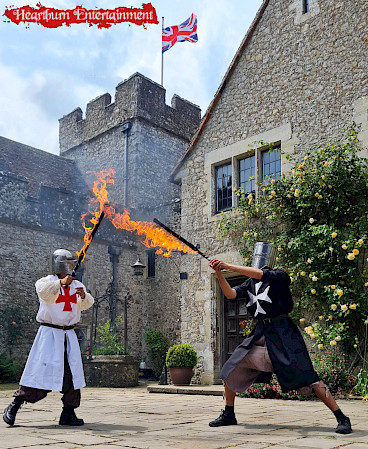 hire medievel fire performers