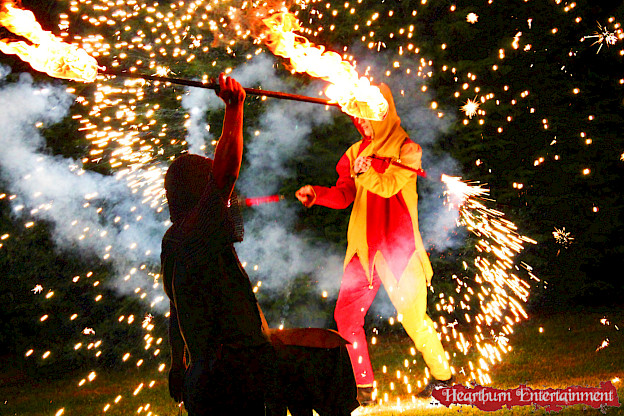 hire medieval fire show